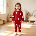 thumbnail image 5 of Duqingm Toddler Girl Clothes Ribbed Fall Winter Outfits for Girls 9 12 18 24 Months 3T,6-9 Months, 5 of 7