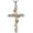 02# Gold, variant on Elegant Rose Flower Cross Pendant Necklace for Women Delicate Jewelry Wife Christmas Gift-04# Black