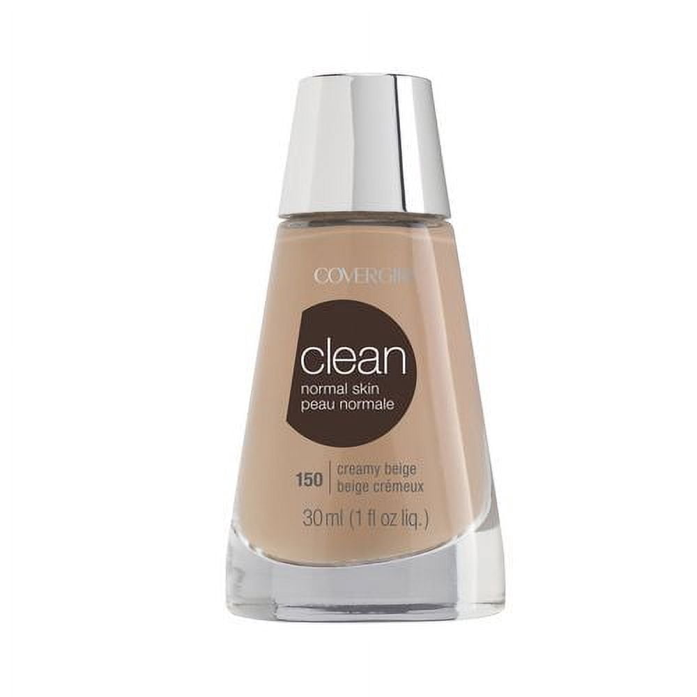 COVERGIRL Fond de teint liquide Clean, maquillage liquide léger et aéré, effet naturel, à base d'eau, non comédogène, 100% Sans Cruauté