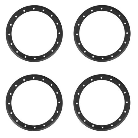 Full Set of System 3 SB-4 15" Beadlock Rings Black (4)