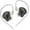 Black without Mic, variant on CCA CRA PRO in Ear Monitor Headphones, Ultra-Thin DLC Diaphragm Dynamic Driver Gaming Earbuds, Clear Sound & Deep Bass, IEMS for Singer Musicians Drummers DJ