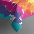 thumbnail image 4 of Colorful Tie Dye Pattern Rectangle Tablecloth 60"x102",Waterproof Polyester Rectangle Table Cloth, Wipeable Spillproof Polyester Tablecloth for Dining, Camping, Indoor and Outdoor, 4 of 6