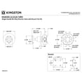 thumbnail image 2 of Kingston Brass KS4032RX Belknap Single-Handle Six-Way Diverter Valve with Round Trim Kit in Polished Brass, 2 of 5
