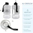 thumbnail image 3 of Crystal Clear Big Water Bottle, Dishwasher Safe BPA Free Drinking Water Jug, 2.2-liter Wide Mouth Water Bottle is Ideal Travel Water Bottle, Sports Water Bottle, Gym Water Bottle for Men and Women, 3 of 7