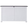 thumbnail image 7 of Pemberly Row Contrast Classic Buffet in Pure White and Black, 7 of 7