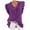 Purple-03, variant on Mittory Womens Summer Tops Ruffle Cap Sleeve Casual Button V Neck Shirts Dressy Ruched Trendy Blouse Flowy Shirts