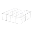 thumbnail image 1 of Acrylic Organizer Seasoning Packets 8 Divided Compartments Condiments Coffee Packets Storage Bin Box Display Case for Kitchen Cabinet, 1 of 3