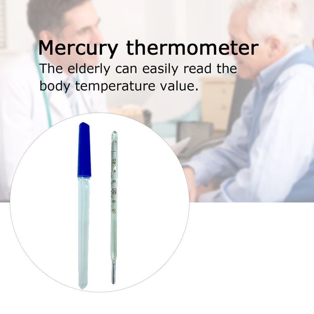 Precise Medical Mercury Glass Thermometer Clinical Medical Temperature