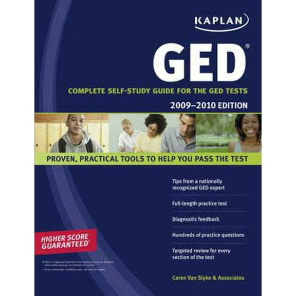 Pre-Owned Kaplan GED 2009-2010 Edition: Complete Self-Study Guide for the GED Tests (Paperback) 1419552503 9781419552502