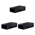 thumbnail image 4 of Ruiboury Table Cover Outdoor Billiards Table Dust And Dirt Black Durable Polyester black 3Set, 4 of 6