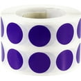 thumbnail image 2 of Grape Circle Dot Stickers, 0.5 Inch Round, 1000 Labels on a Roll, 2 of 3