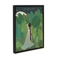 thumbnail image 2 of Kate and Laurel Sylvie Lady of the Forest Framed Canvas Wall Art by Queenbe Monyei, 18x24 Black, Tropical Inspirational Decor, 2 of 8