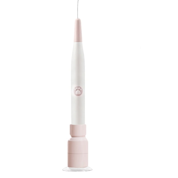Methold Juguete interactivo con forma de mariposa equipado con ventosa y varilla giratoria de 360° para juguetes eléctricos. Cable de acero Juguetes para gatos