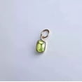 thumbnail image 2 of 1Ct Lab Created Peridot Emerald Cut Leady Beauty Solitaire Pendant 14K Yellow Gold Plated, 2 of 5