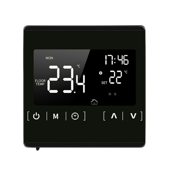 Thermorégulateur à Écran Tactile Intelligent LCD pour Système de Chauffage au Sol Électrique Programmable à Domicile AC 85- Régulateur de Température