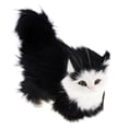thumbnail image 2 of serony Soft Simulation Cats Plush Stuffed Animal Home Decor Kids Birthday Gift toy Model Black 12x6x12cm 1Set, 2 of 6
