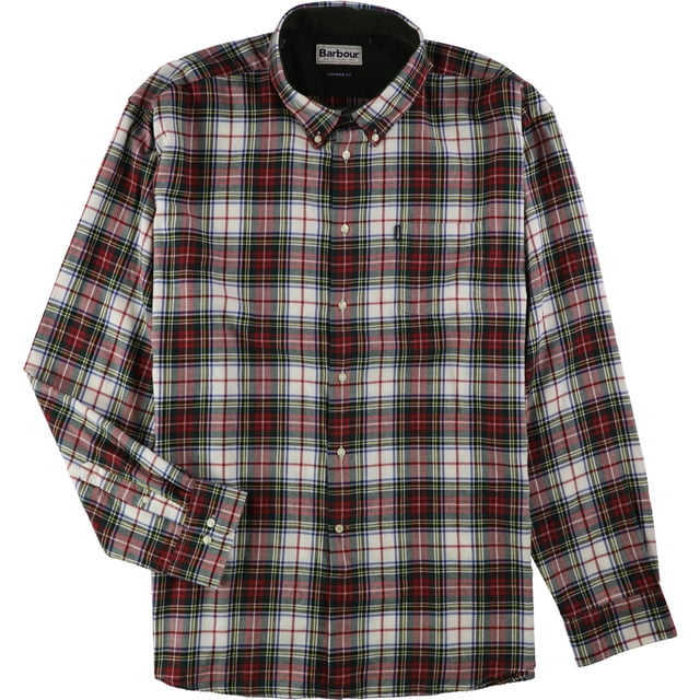 Camisa con botones Alvin para hombre de Barbour blanca 5XL Barbour Button-Front