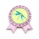 thumbnail image 1 of Libélula pintada Insignia broche Medalla rosa premiada, 1 of 3