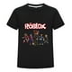 thumbnail image 1 of Playera Infantil de Roblox para Niño, Camiseta de Algodón con Personajes del Juego, Estilo Gamer Casual, Verano, Manga Corta, Ropa Cómoda para Regalo de Cumpleaños, 1 of 4
