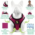 thumbnail image 4 of Arnés para perro EcoBark grande, rosa fucsia, de malla reflectante, 4 of 9