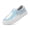 Blue, variant on Unisex Adult Glitter Slip-On Shoes Fashion Low Top Sparkly Sneakers Casual Shiny Sequin Tennis Walking Shoes