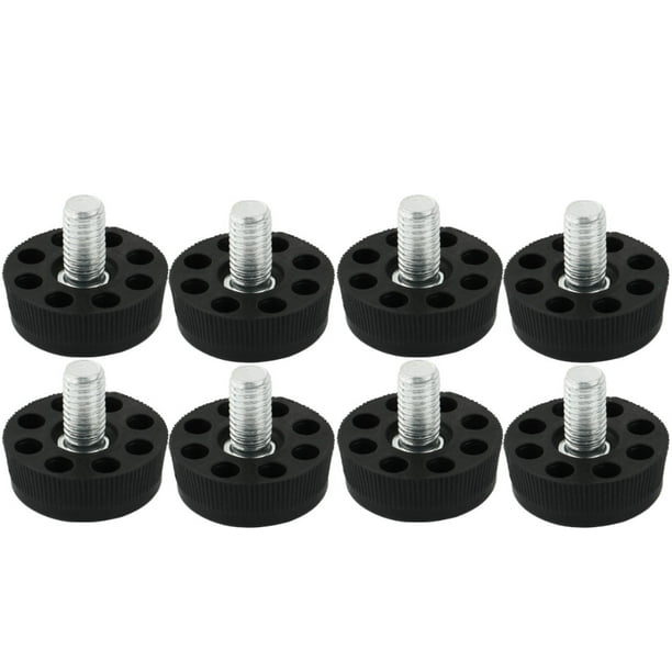Patas de nivelación ajustables de tornillo para armario de muebles 30 x M8 x 13 8 piezas