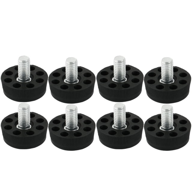 Patas de nivelación ajustables de tornillo para armario de muebles 30 x M8 x 13 8 piezas