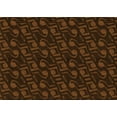 thumbnail image 1 of Ahgly Company Machine Washable Indoor Rectangle Transitional Saddle Brown Area Rugs, 2' x 3', 1 of 7