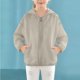 thumbnail image 4 of Chaquetas y prendas de vestir casuales con capucha de manga larga para deportes al aire libre para niños Chaqueta con capucha y cremallera de manga larga Top fino transpirable y cómodo Tops de poliést, 4 of 9