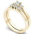 thumbnail image 2 of 1/2 Carat T.W. Diamond Three-Stone 14kt Yellow Gold Engagement Ring Set, 2 of 5