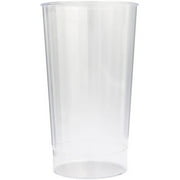 Disposable Plastic Tumblers, 16 oz, Clear, 8ct by Unique Industries