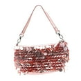 thumbnail image 1 of Bolsos de mano con lentejuelas para mujer, elegantes carteras con cadena y asa superior para noche rosa, 1 of 7