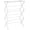 White, variant on Basics Foldable Portable Clothes Drying Rack for Indoor Air Drying, Collapsible Design, 14.5" D x 29.5" W x 41.8" H, White