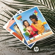 HP Sprocket Photo Booth Printer, ZINK Zero Ink Technology, Includes ZINK Paper and Carrying Case