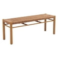 thumbnail image 6 of Iska Bench Natural Bench, Modern Style, Seats up to 2, Aluminum, Outdoor Dining, 6 of 10