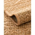 thumbnail image 6 of Unique Loom Outdoor Modern Collection Area Rug - Links (5' 3" x 8' Rectangle Light Brown/Brown), 6 of 10