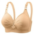 thumbnail image 4 of SDNall Bras for Women No Underwire 2Pc Super Gather Bra Wireless Push-Up Bra Seamless Bras for Women Comfortable Adjustable Straps Everyday Bras (Sizes:XS-4XL), 4 of 9