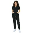 thumbnail image 2 of Women's Soft Stretch Silver Zipper Jogger Uniform - Style ST400-JR, 2 of 6