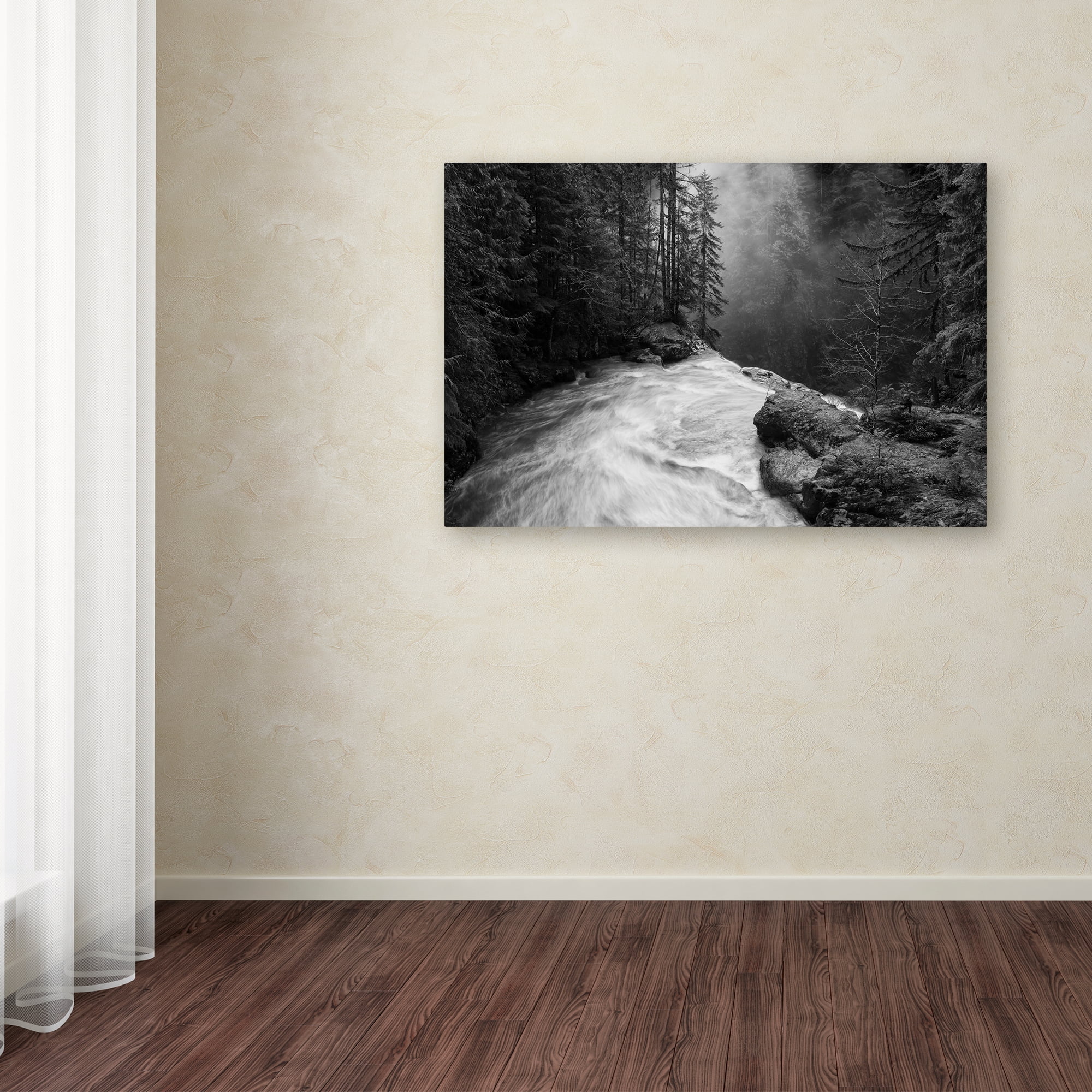 James K. Papp 'Over The Falls' Canvas Art