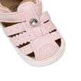 thumbnail image 5 of Zanarzt Baby Girl Sandals Baby Boy Girl Summer Infant Sandals Rubber Sole Closed Toe Non-Slip Shoes Toddler First Walkers Pink,US 5, 5 of 8