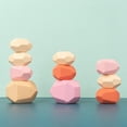 thumbnail image 4 of 72 piedras apilables ligeras Montessori para niños, juguete de equilibrio para bebés. 46 piezas, 4 of 9
