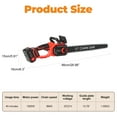 thumbnail image 6 of Anvazise 12-Inch Portable Chainsaw Cordless,Electric Chainsaw,Handheld Mini Chainsaw with 2 Batteries, Charger,Lightweight Tree Trimming Wood Cutting, 6 of 8