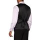 thumbnail image 3 of Chaleco sin mangas brillante de lentejuelas INSPIRE CHIC para hombre, corte slim fit, cuello en V, fiesta disco, lazo morado, 3 of 5