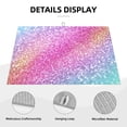 thumbnail image 3 of Fotbe Fun Rainbow Pink Alfombrilla de Secado para Cocina con Estampado, 18x24 Pulgadas, 3 of 7
