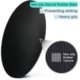 thumbnail image 4 of ITNRSIIET [20% Larger] Mouse Pad with Stitched Edge Premium-Textured Mouse Mat Waterproof Non-Slip Rubber Base Round, 4 of 5