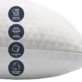 thumbnail image 6 of GhostBed 2-Pack Shredded Memory Foam Pillows, Assorted Sizes, Adjustable Comfort Support, 6 of 6