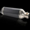 thumbnail image 5 of Silenciador de escape deslizante para motocicleta, silenciadores y silenciadores deslizantes de escape de fibra de carbono para Dirt Bike Street Bike Scooter ATV Racing Exhaust, 5 of 5