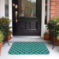 thumbnail image 5 of Pofeuu Aquamarine Glitter Print Hem Mat 40x60 - Multipurpose Doormat for Indoor & Outdoor Use - Welcome Your Guests with our Entrance Mat, 5 of 6