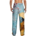 thumbnail image 6 of Mens Pajama Pants, Woman Under Blossoming Tree Soft Sleep & Lounge Pants for Men, Cuteness Casual PJ Bottoms Pants with Pockets, 6 of 7