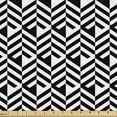 thumbnail image 1 of Modern Sofa Upholstery Fabric by the Yard, Striped Pattern with Abstract Vertical Lines in Monochrome Illustration, Decorative Fabric for DIY and Home Accents, Charcoal Grey and White by Ambesonne, 1 of 5